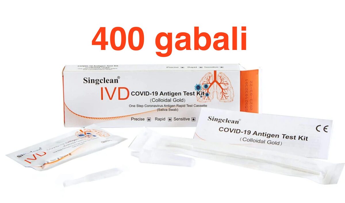 COVID-19 Antigēna ātrais siekalu tests Singclean