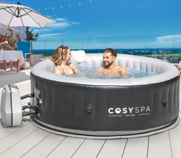 Piepūšamā burbuļvanna baseins spa (2-4cilvēki) CosySpa